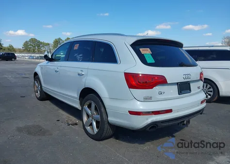 2015 Audi Q7 3.0T S Line Prestige z USA, uszkodzony, nr VIN WA1DGAFE6FD003504
